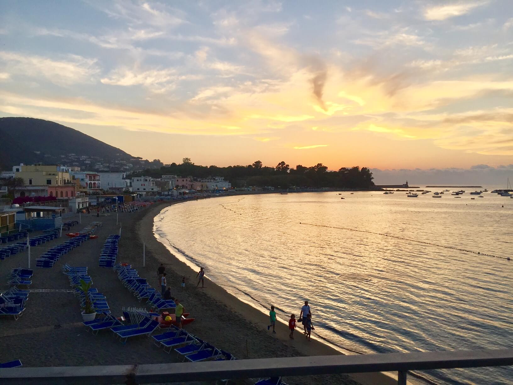 Sunset Ischia Beatch